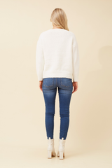 Caroline Morgan Embellished Heart Knit Jumper