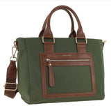 Pierre Cardin Two-Tone Nylon Tote Bag