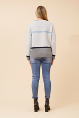 Caroline Morgan Long Slve Stripe Knit Jumper