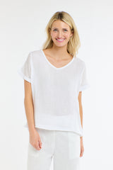 Love From Italy Short Sleeve Calypso Top