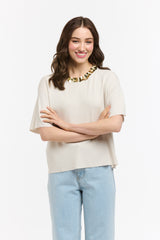 Urban Luxury Detail Sequin Top