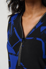 Joseph Ribkoff Abstract Tunic