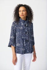 Joseph Ribkoff Abstract Print Jacket