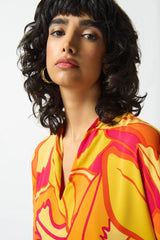 Joseph Ribkoff Tropical Print Top