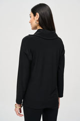 Joseph Ribkoff Cowl Neck Oversized Top