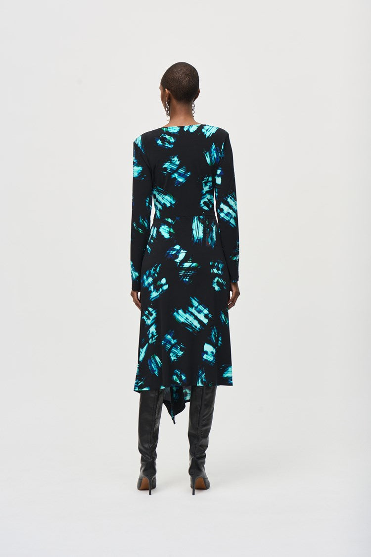 Joseph Ribkoff Abstract Print Dress