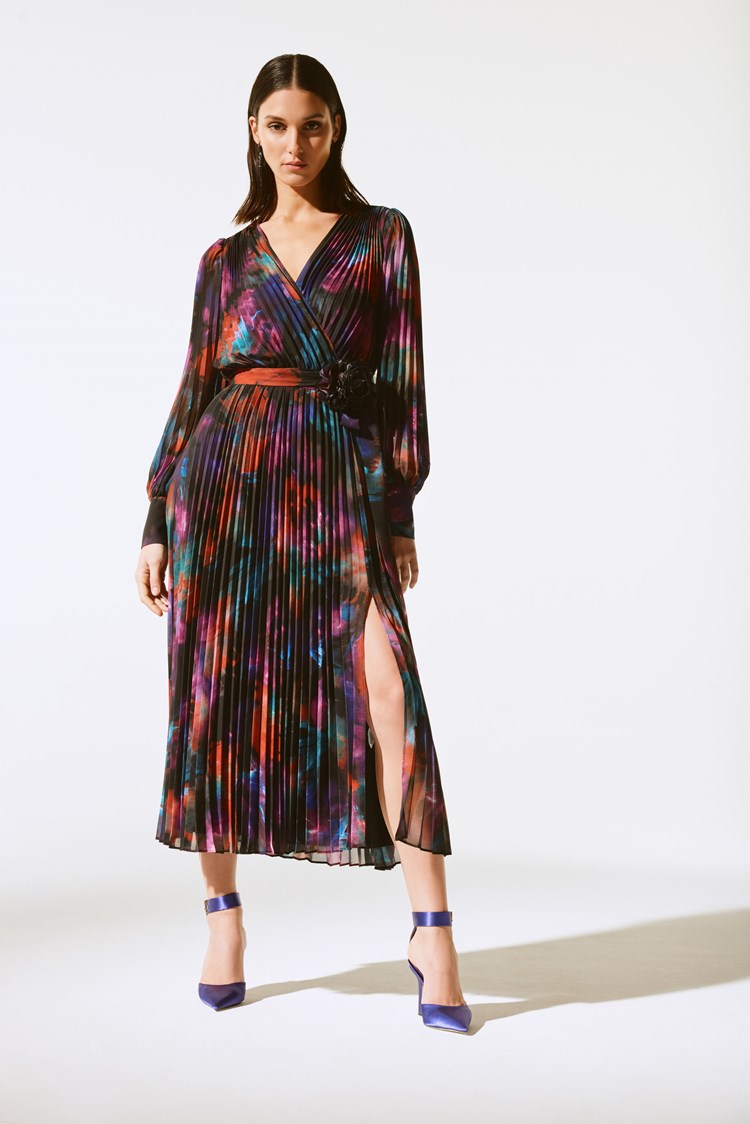 正規品 theredthread S ribbon dress pleats THEREDTHREAD / ザレッドスレッド】S ribbon dress pleats