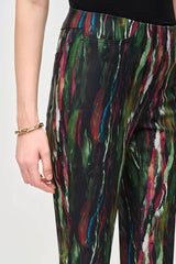 Joseph Ribkoff Abstract Print Slim Pull-On Pants