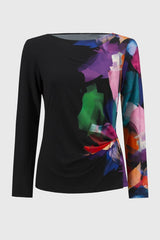 Joseph Ribkoff Abstract Print Top