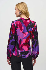 Joseph Ribkoff Knotted V-neck Pullover