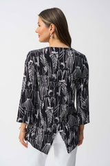 Joseph Ribkoff Print Fit and Flare Tunic