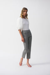 Joseph Ribkoff Geometric Crop Pant