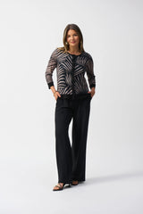 Joseph Ribkoff Tropical Print Jacket and Cami Set