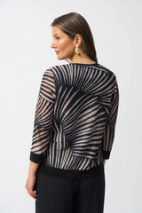 Joseph Ribkoff Tropical Print Jacket and Cami Set