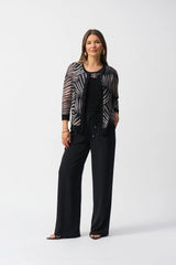 Joseph Ribkoff Tropical Print Jacket and Cami Set