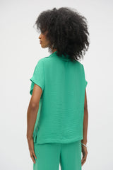 Joseph Ribkoff Gauze Cowl Neck Straight Top