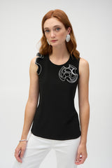 Joseph Ribkoff Chiffon Fitted Top