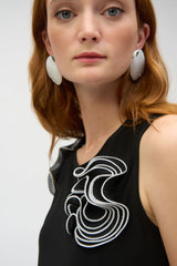 Joseph Ribkoff Chiffon Fitted Top