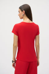 Joseph Ribkoff Pullover With Jewel Embellishment