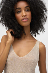 Joseph Ribkoff Metallic Camisole with Rhinestones