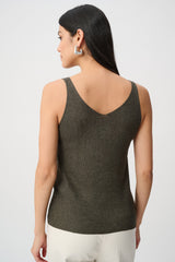 Joseph Ribkoff Metallic Camisole with Rhinestones