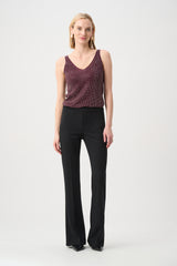 Joseph Ribkoff Metallic Camisole with Rhinestones