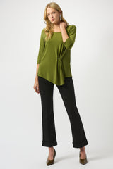 Joseph Ribkoff Silky Knit Asymmetrical Tunic