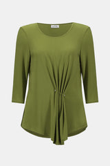 Joseph Ribkoff Silky Knit Asymmetrical Tunic
