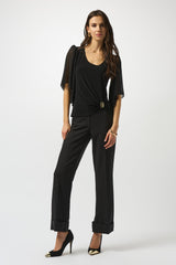 Joseph Ribkoff Chiffon Fitted Top