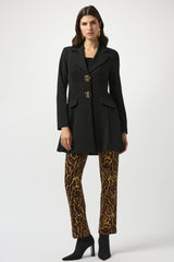 Joseph Ribkoff Scuba Crepe Fit and Flare Coat
