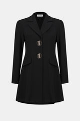 Joseph Ribkoff Scuba Crepe Fit and Flare Coat