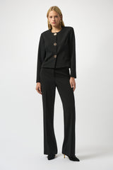 Joseph Ribkoff Scuba Crepe Boxy Blazer
