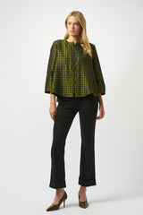 Joseph Ribkoff Textured Dot Jacquard Swing Jacket