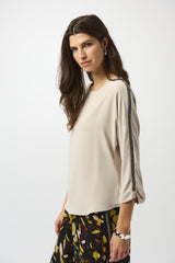 Joseph Ribkoff Recycled Soft Twill Boxy Top