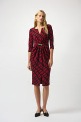 Joseph Ribkoff Geometric Print Dress