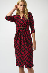 Joseph Ribkoff Geometric Print Dress