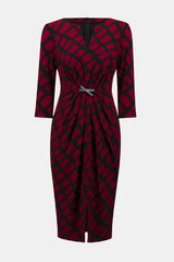Joseph Ribkoff Geometric Print Dress
