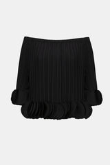 Joseph Ribkoff Georgette Off Shoulder Pleated Top