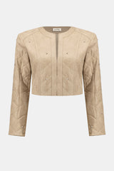Joseph Ribkoff Cropped Quilted Casual Jacket