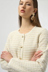 Joseph Ribkoff Knit Cardigan with Gold Buttons