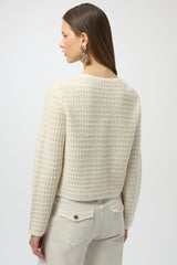 Joseph Ribkoff Knit Cardigan with Gold Buttons