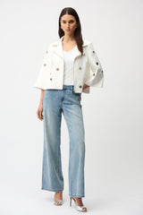 Joseph Ribkoff Faux Suede Swing Jacket