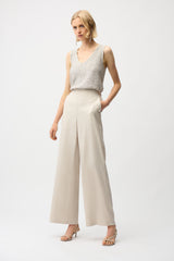 Joseph Ribkoff Sequins Yarn V-Neck Camisole