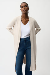 Joseph Ribkoff Viscose Blend Long Open Cardigan