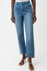 Joseph Ribkoff Slim Leg Rhinestone Detail Jeans
