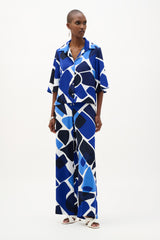 Joseph Ribkoff Geometric Print Shirt