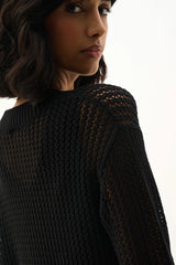 Joseph Ribkoff Open Stitch Top