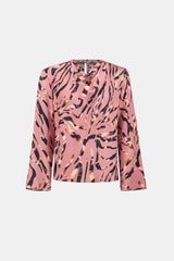 Joseph Ribkoff Textured Satin Cowl Top