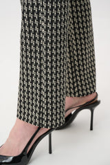 Joseph Ribkoff Geometric Straight Pull-On Pants