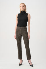 Joseph Ribkoff Jacquard Straight Pull On Pant